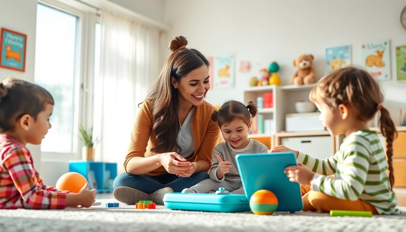 Engaging ABA therapy in Troy with children in a bright, welcoming environment.