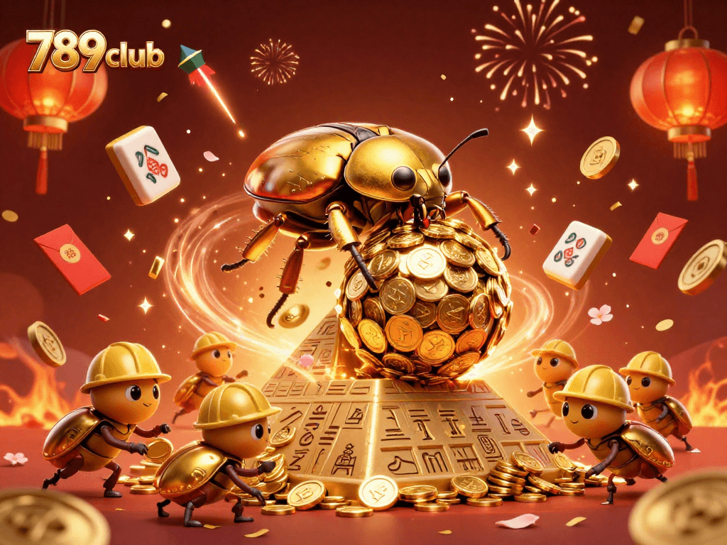 Gamblers explore exciting games at 789club, winning with golden strategies and vibrant casino elements.