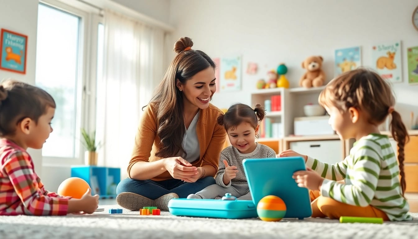 Engaging ABA therapy in Troy with children in a bright, welcoming environment.