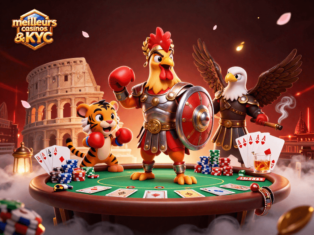 Jouez aux meilleurs casinos sans KYC avec des cartes, des jetons, et une ambiance immersive.