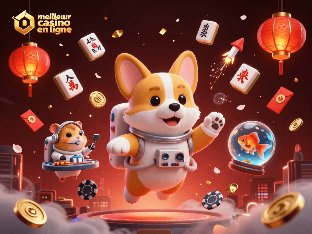 Jouez et gagnez au meilleur casino en ligne avec cette illustration dynamique du cosmos.