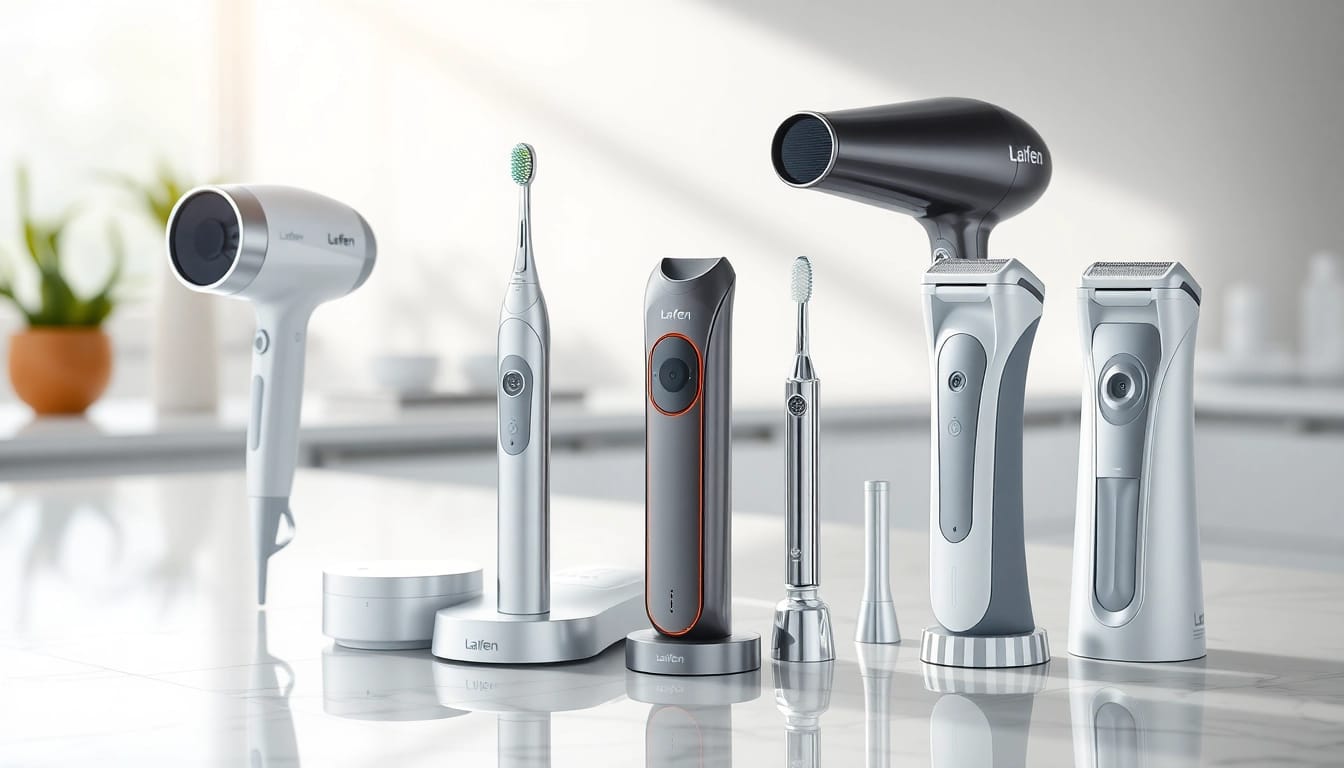 Explore cutting-edge technology on the Laifen website showcasing hair dryers, toothbrushes, and shavers.