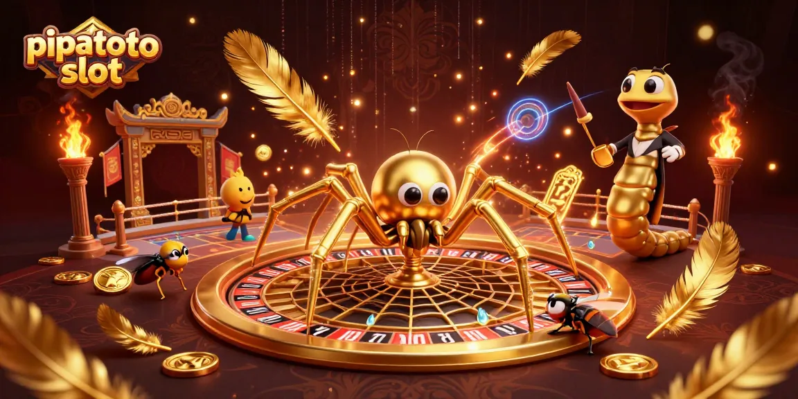 Experience thrilling gameplay at pipatoto slot with a vibrant 3D rendering of gambling excitement.