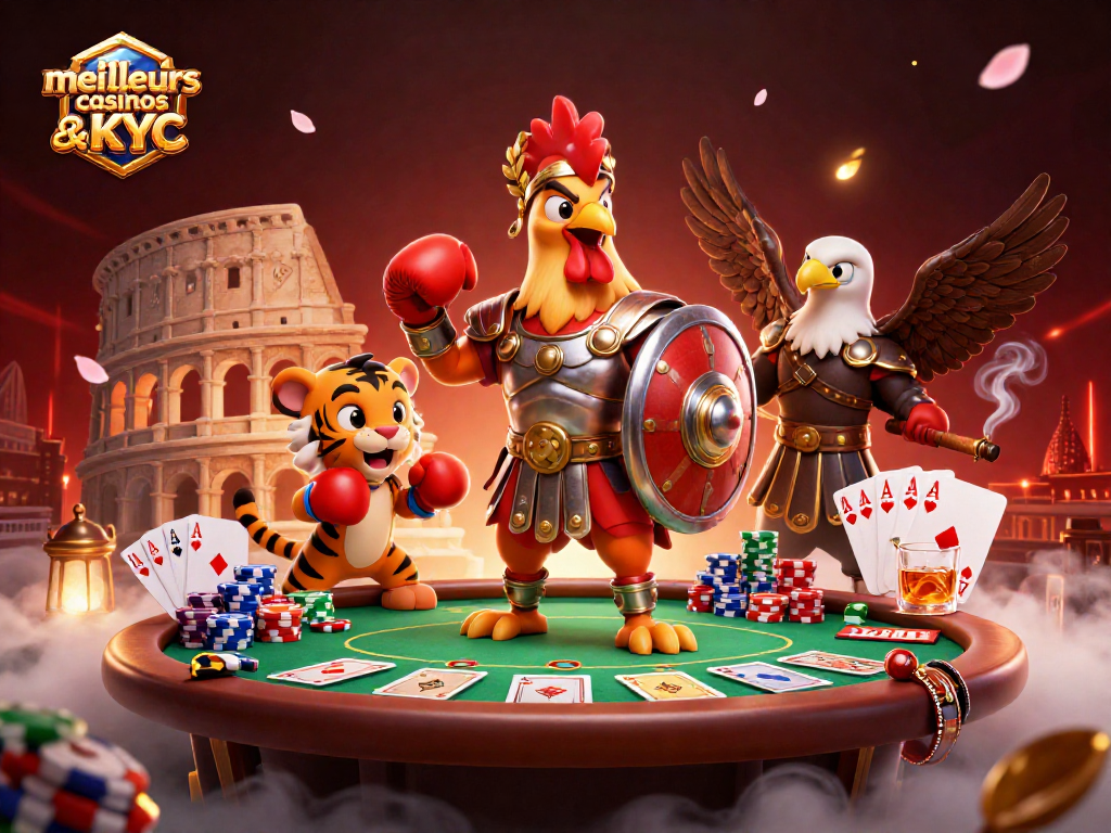 Jouez aux meilleurs casinos sans KYC avec des cartes, des jetons, et une ambiance immersive.