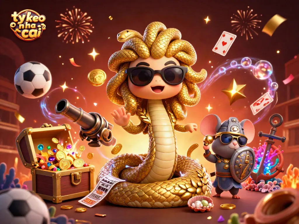 Enhance your betting strategies with ty le keo nha cai illustrated in a vibrant 3D casino scene.