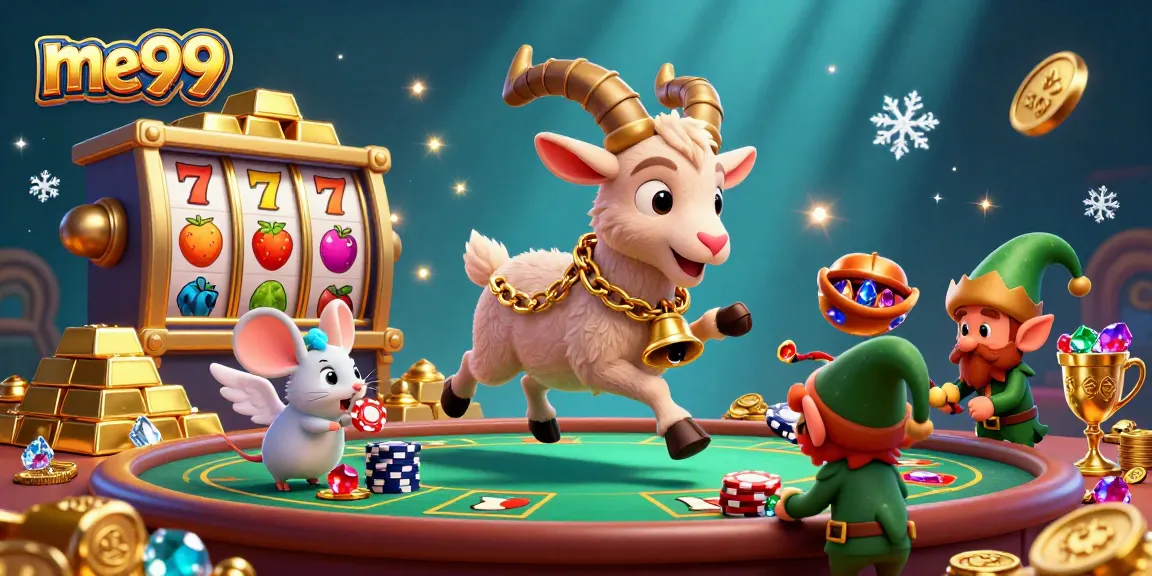 Players enjoy the festive me99 casino with Krampus and gremlin antics, bright with gems and slot games.