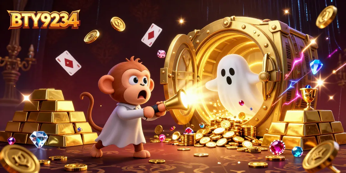 Engage with BTY9234's haunted casino adventure featuring a juggling poltergeist and a ghost-hunting puppy.
