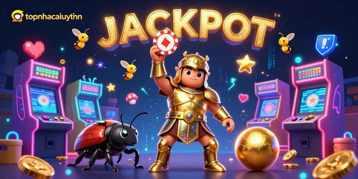 Experience the thrill of gaming with topnhacaiuytinn, featuring vibrant characters and dynamic 3D casino elements.