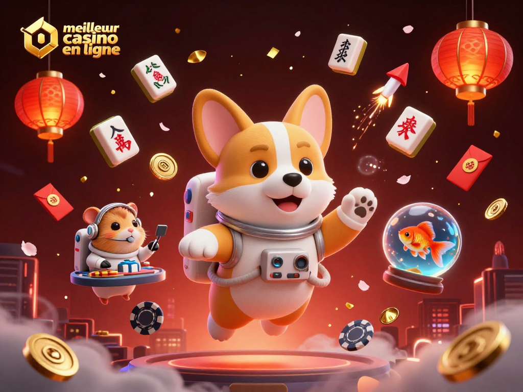 Jouez et gagnez au meilleur casino en ligne avec cette illustration dynamique du cosmos.