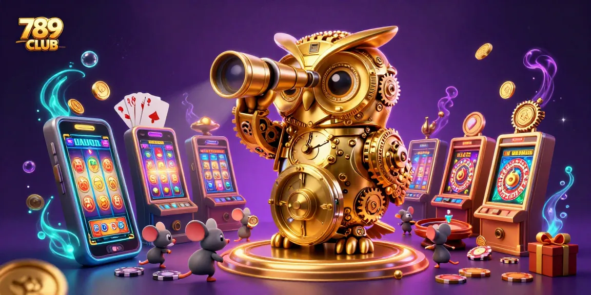 Join the excitement at 789CLUB with a vibrant casino scene filled with games and dynamic characters.