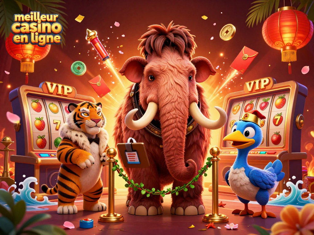 Découvrez le meilleur casino en ligne avec notre illustration animée mettant en scène des personnages fascinants, des jeux captivants et un environnement chaleureux.