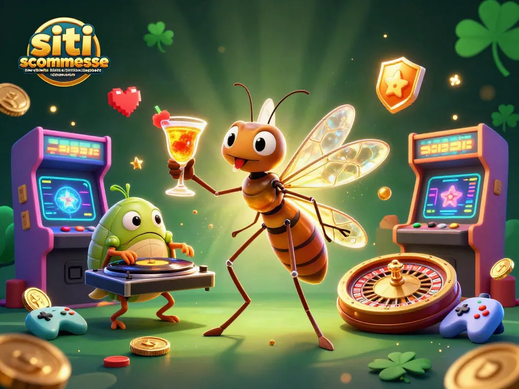 Scopri i migliori siti scommesse non aams bonus senza deposito in un'illustrazione 3D vivace e accattivante.