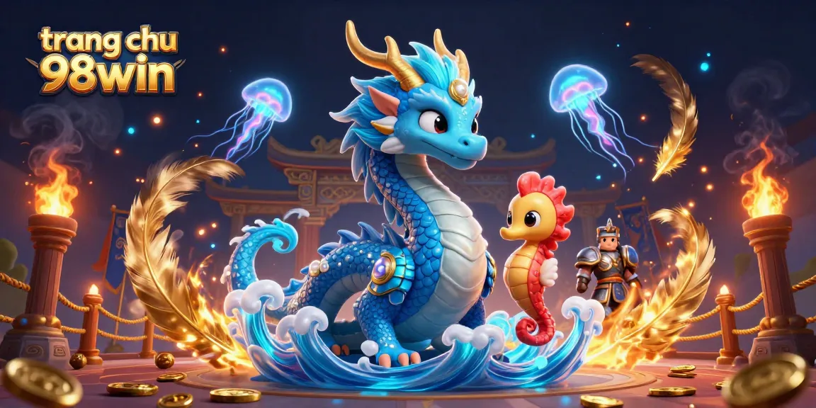 Experience the excitement of trang chu 98win with dazzling casino elements and magical creatures.