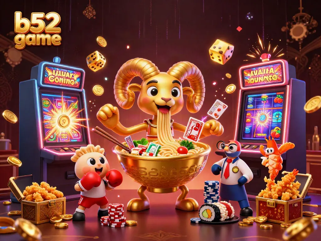 Engage with the b52 game featuring dynamic characters and exciting casino elements in an ultra-detailed 3D scene.