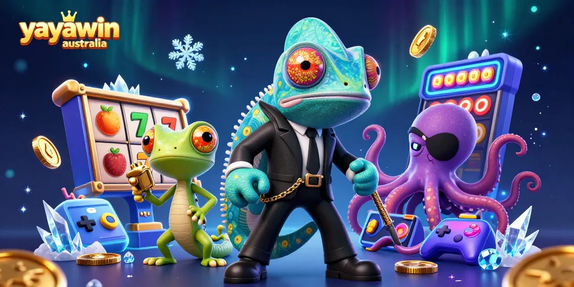 Experience the excitement of yayawin australia's online slots with a vibrant illustration
