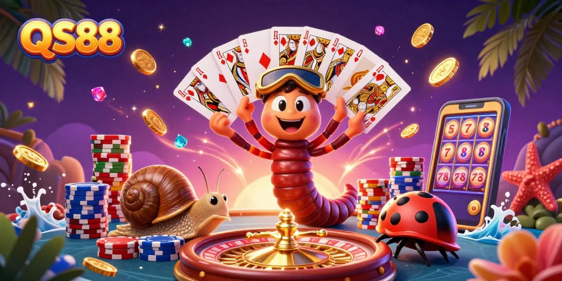 Experience thrilling wins at QS88 with our exciting dealer and games in a vibrant casino scene.