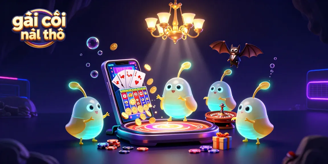 Engage with vibrant 3D casino scene featuring gái gọi cần thơ as glowworms light up the action!