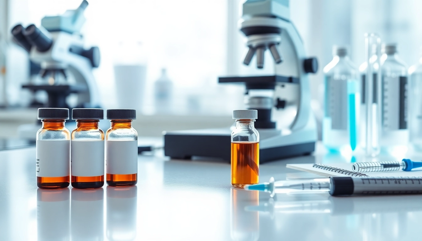 Understand how much are peptides through a detailed glimpse of research vials in a professional lab.