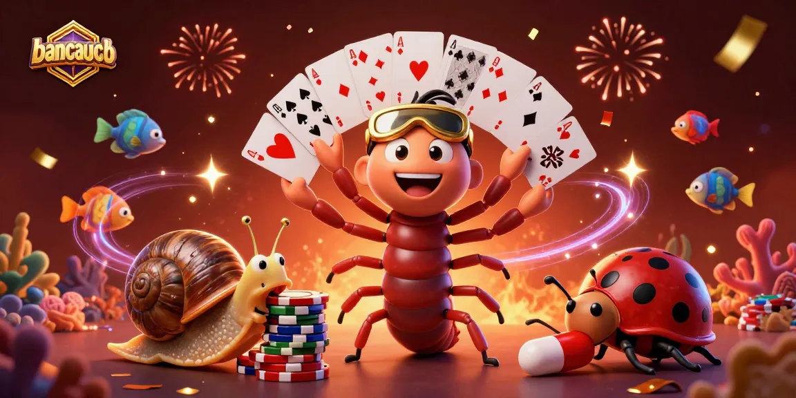 Experience thrilling fishing action with bancaucb's underwater casino adventure illustration.