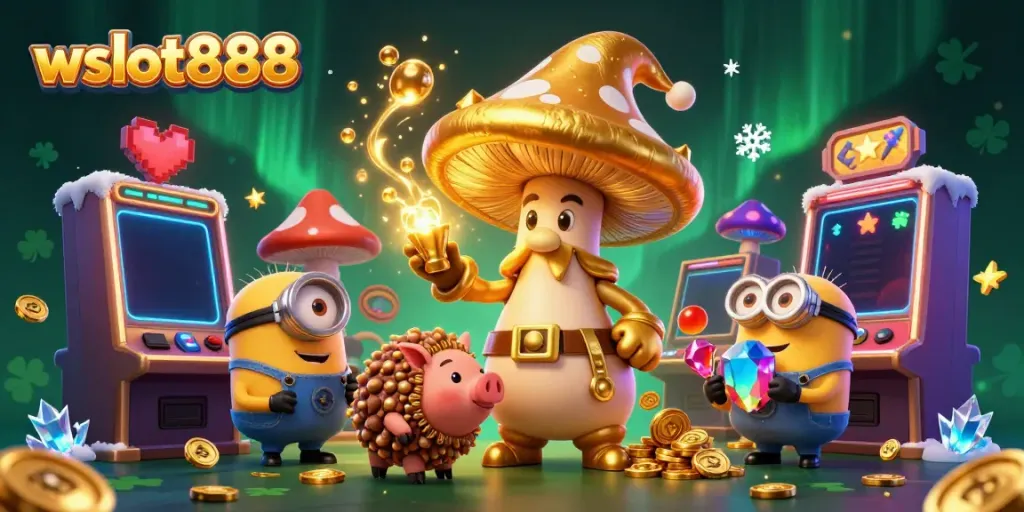 Wslot888 menghadirkan pengalaman bermain slot yang luar biasa dengan karakter ajaib dan mesin slot yang cerah.