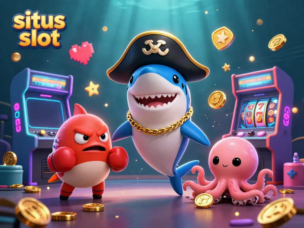 Menggali situs slot dengan keberuntungan sambil menikmati slot yang bersinar dan karakter lucu di tema kasino.
