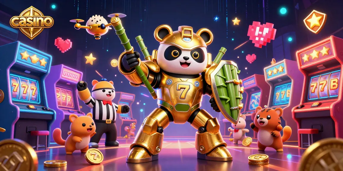 Engage in an exciting casino challenge featuring 3D characters in an animated arena.