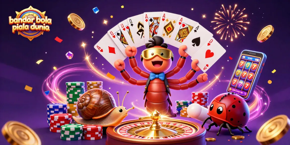 Join the fun at bandar bola piala dunia with colorful characters and thrilling casino elements!