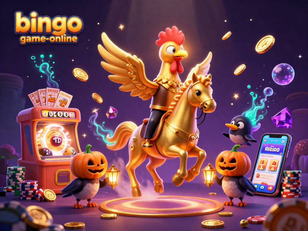 Experience the thrill of winning with bingo-game-online in this vibrant casino scene.