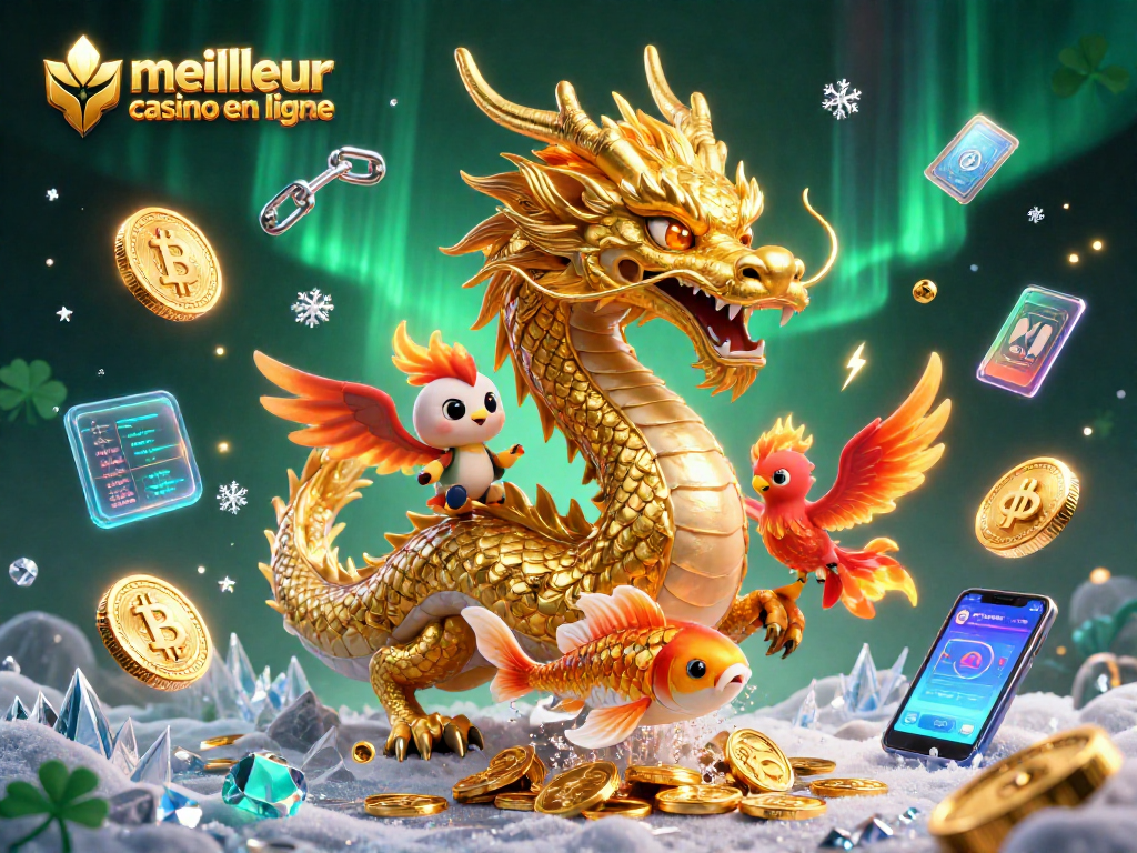 Gagnez des gains aux meilleurs casinos en ligne grâce à des machines à sous riches, dragons et pièces de crypto.