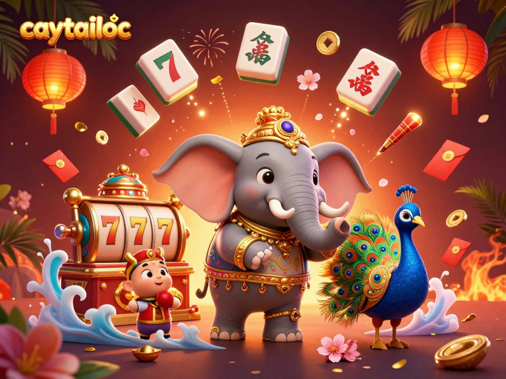 Experience the exciting excitement of caytailoc's slots with colorful visuals and engaging gameplay elements.