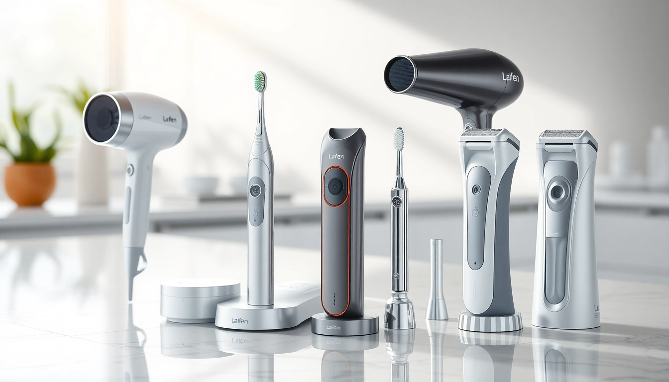 Explore cutting-edge technology on the Laifen website showcasing hair dryers, toothbrushes, and shavers.