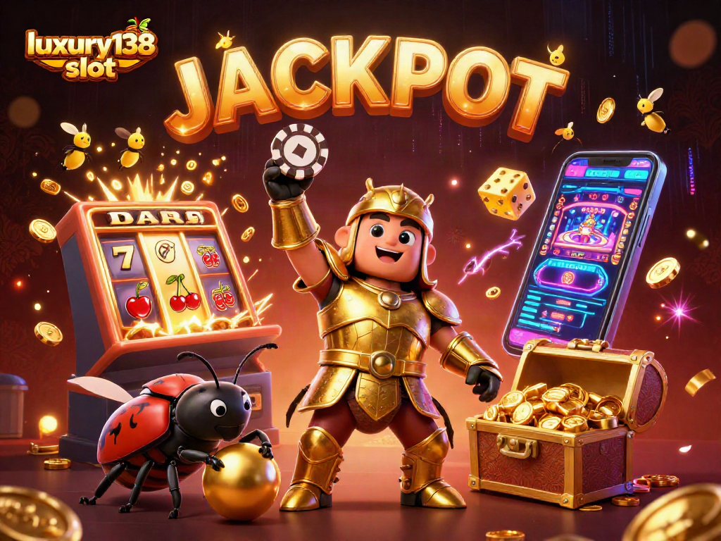 Mainkan luxury138 slot dengan jackpot dan karakter lucu dalam ilustrasi 3D yang memukau.