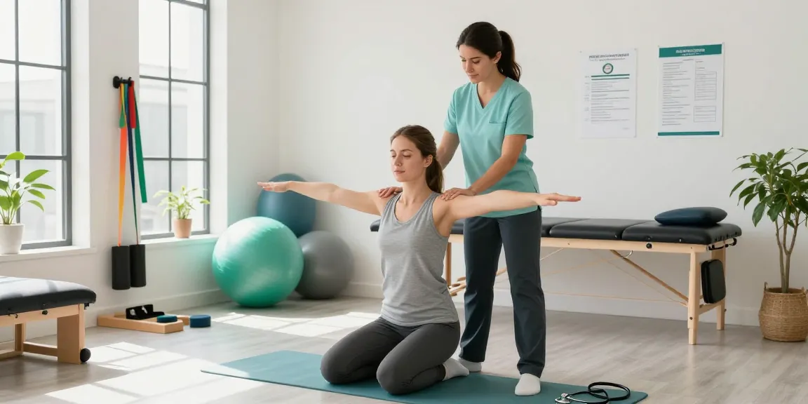 Mobile physiotherapy Sydney at a wellness center, patient care with expert therapist.