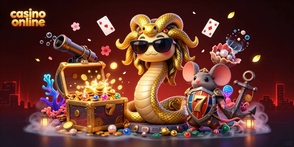 Experience thrilling gameplay at a vibrant casino online with colorful characters and rich details.