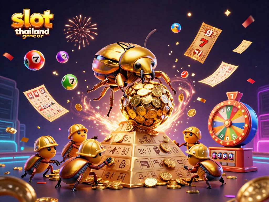 Engage with slot thailand gacor through vibrant illustrations showcasing action-packed casino excitement and dynamic gameplay.