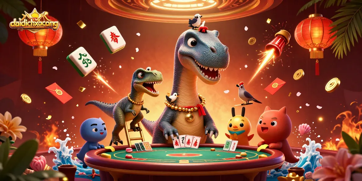 Join the thrilling action in daidichxacsong with vibrant characters and casino elements