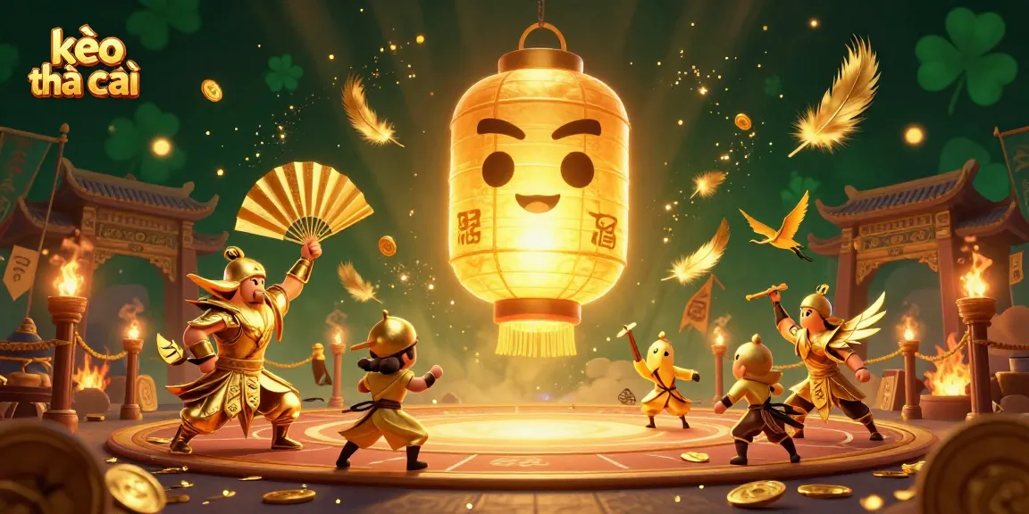 Experience the excitement of kèo nhà cái with glowing spirits and dynamic game elements in a vibrant casino setting.