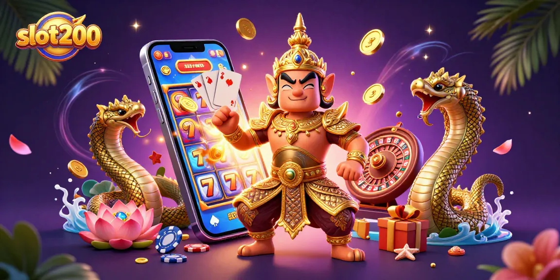 Menangkan permainan slot di SLOT200 dengan pemandangan berwarna cerah dan karakter menarik.