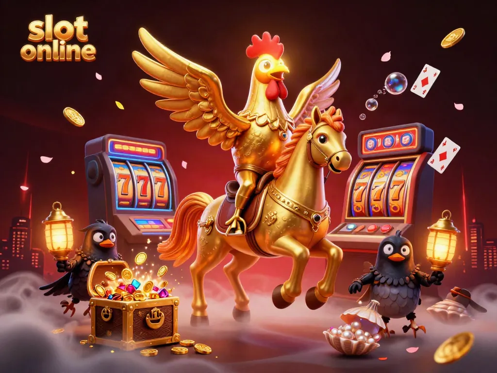 Experience thrilling gameplay with slot online featuring dazzling scenes filled with gold coins and vibrant characters.