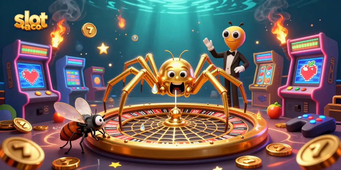 Experience exciting gameplay on slot gacor with vibrant illustrations of casino elements and characters engaging in thrilling bets.
