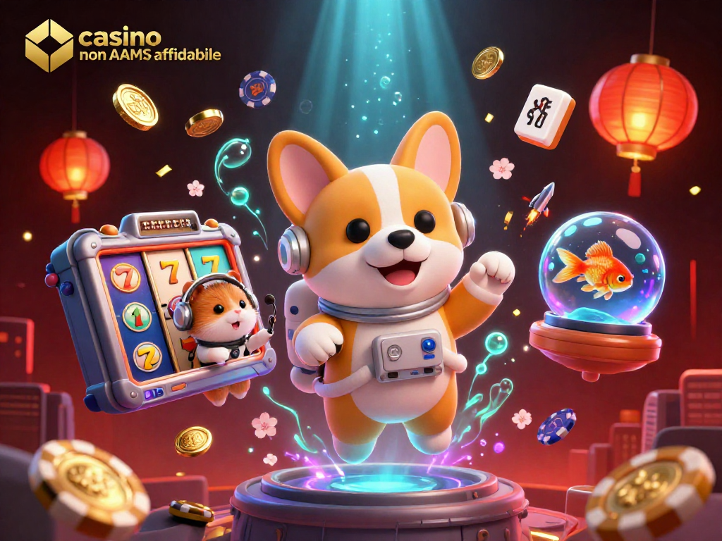 Gioca nel casinò non AAMS affidabile con un corgi astronauta e divertenti elementi galleggianti.