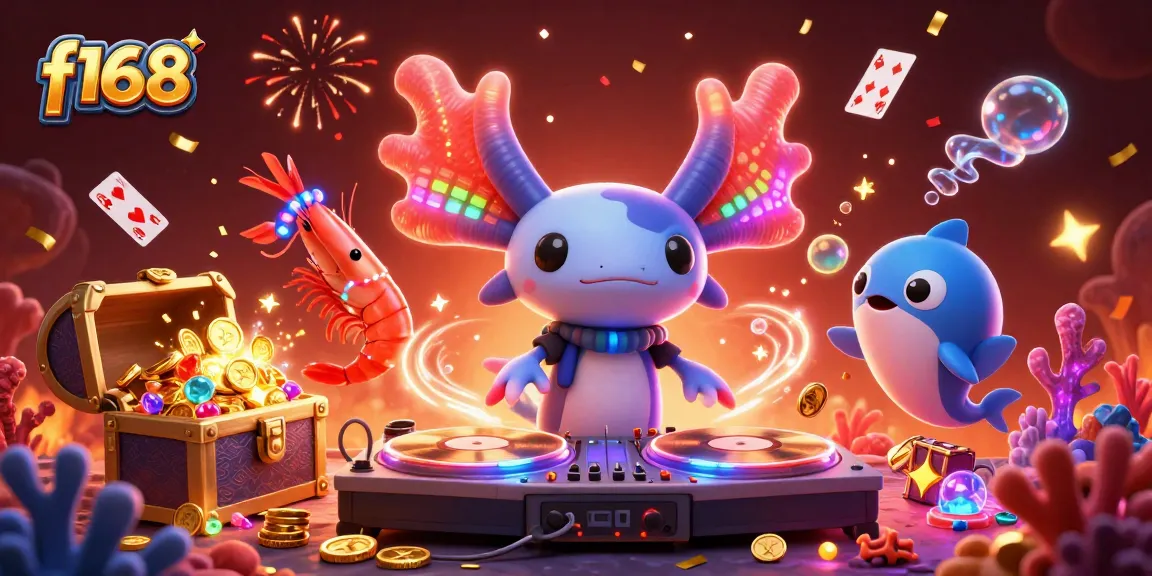 Experience excitement at f168 with vibrant underwater casino adventures featuring colorful characters and dynamic game elements.